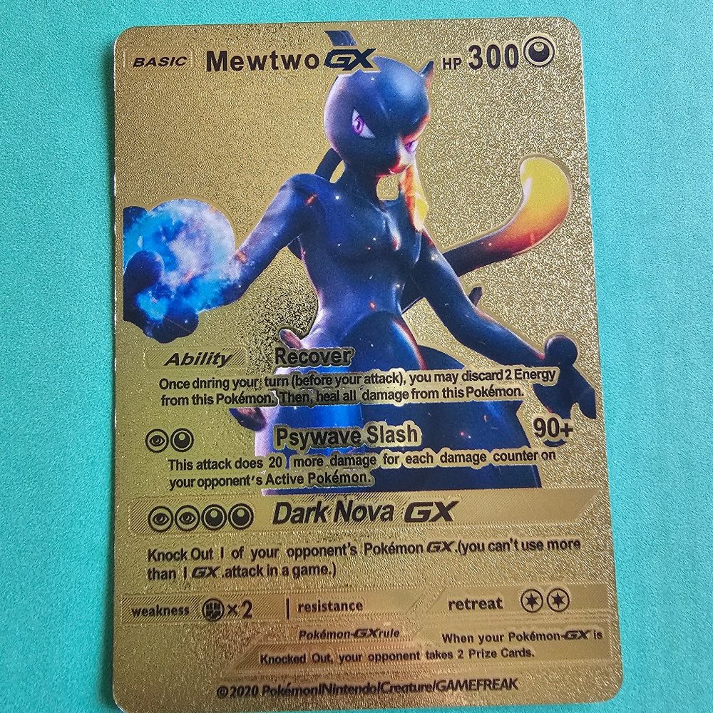 Pokémon card gold